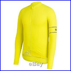 NEW Rapha Men's Cycling Jersey Pro Team Long Sleeve Thermal S XS RCC Chartreuse