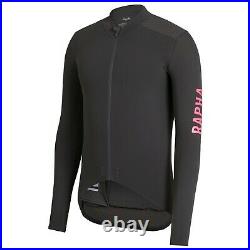 NEW Rapha Men's Cycling Pro Team Aero Jersey L Long Sleeve Carbon Grey Pink RCC