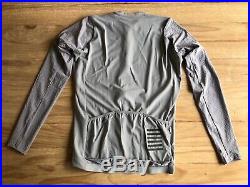 NEW Rapha Pro Team Long Sleeve Aero Jersey Mens Large Grey RCC Brevet