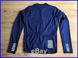 NEW Rapha Pro Team Midwieght Long Sleeve Jersey Mens Medium Navy RCC Brevet