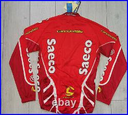 NEW Saeco L Maglia Cannondale Cycling Shirt Trikot Jersey Long Sleeve Jacket