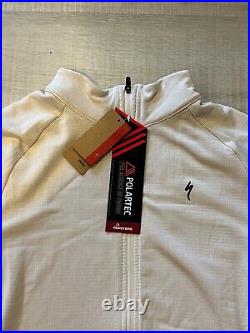 NEW Specialized Prime Power Grid Jersey Long Sleeve Men L White Mountain