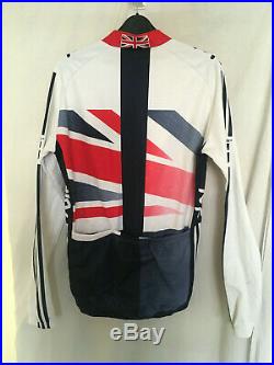 NEW (other) Adidas cycling bike shirt jersey long sleeve Sky team GB XL