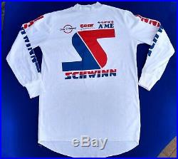 NOS 1980's Gear Schwinn Team Lg. Long-Sleeved T-shirt New Old School Bmx RARE