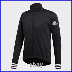 NWT ADIDAS ADISTAR OVER LONG SLEEVE CYCLING JERSEY S OR M CW7727 Black $225