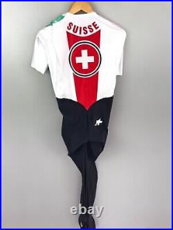 NWT Men's ASSOS Short Sleeve Long Leg Skin Suit Para-Cycling Size M