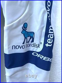 NWT Nalini M White Cycling Thermal Long Bib Leggings Team Novo Nordisk