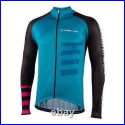Nalini FIT Long Sleeve Men's Cycling Jersey (Light Blue) XL