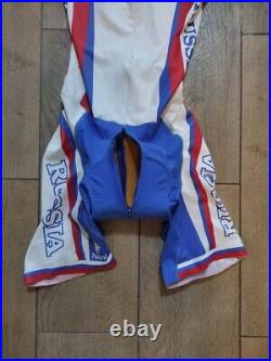 Naliniauthentic team's cycling race suit with long sleeve. Sz M, with crotch zip