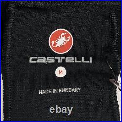 New Castelli Contatto Long Sleeve Warm Jersey FZ Black/White Size M