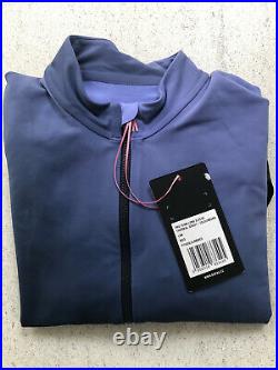 New Rapha PRO TEAM Long Sleeve Thermal Colourburn Jersey Blue/Navy Medium