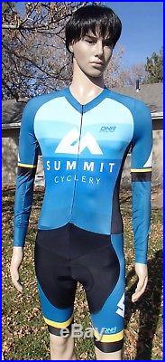 New nwot italian DNA cycling skinsuit long sleeve summit cyclery utah men medium