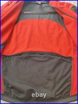 Novara men's Jacket Medium long sleeve RED Cycling polyester jersey M