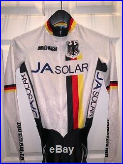 Official Team Germany Long Sleeve Aero Skinsuit for Cycling