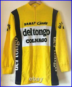 Original 1980s Del Tongo Colnago Cycling Jersey, Long Sleeve