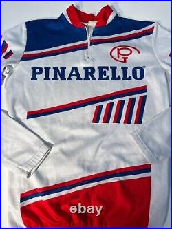 PINARELLO VINTAGE cycling Jersey long sleeve ciclismo Italy MEDIUM
