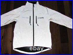 PROVIZ Reflect 360 Silver Gray Zip Front Mesh Line Cycling Jacket Men's L (Z4-T)