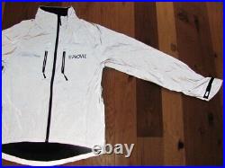 PROVIZ Reflect 360 Silver Gray Zip Front Mesh Line Cycling Jacket Men's L (Z4-T)