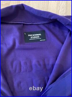 Pas Normal Studios Men's Long Sleeve Jersey Purple, Grösse L