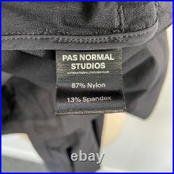 Pas Normal Studios Men's XL Black Full ZIp Collared Coach Jacket Nylon Blend
