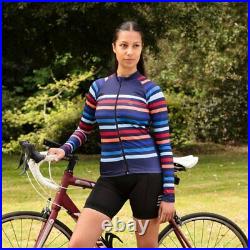 Proviz Classic Women's Podium Long Sleeve Cycling Jersey Full Zipper Bicycle Top
