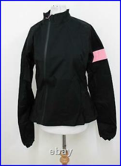RAPHA Ladies Black Pink Long Sleeve Cycling Classic Rain Jacket Size M BNWT