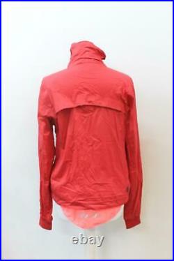 RAPHA Ladies Rain Bomber Red Long Sleeve Full Zip Cycling Jacket Size S BNWT