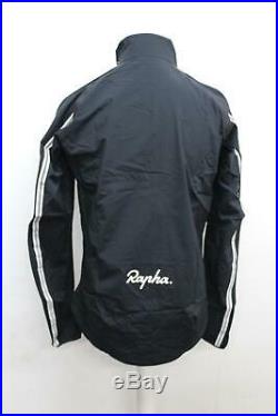 RAPHA Men's Black Long Sleeve Zip Front Cycling Classic Wind Jacket Size L NEW
