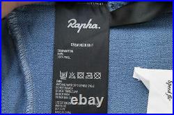 RAPHA Men's Blue Grey Wool Long Sleeve Crew Neck Knit Cycling Pullover XL BNWT