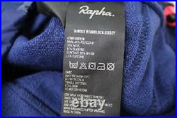 RAPHA Men's Blue Long Sleeve Pocket Zip Cycling Winter Windblock Jersey S BNWT