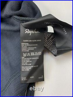 RAPHA Men's Classic Long Sleeve Jersey Black Size Medium NWT