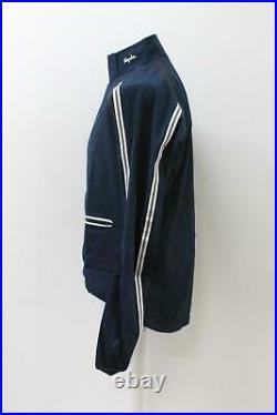 RAPHA Men's Classic Navy Blue Long Sleeve Lightweight Cycling Wind Jacket XL