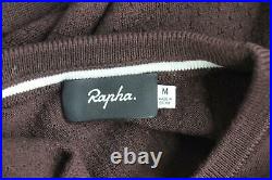 RAPHA Men's Fudge Brown Long Sleeve Crew Neck Knitted Cycling Jumper M BNWT