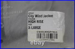 RAPHA Men's High Rise Grey Long Sleeve Packable City Wind Cycling Jacket XL BNWT