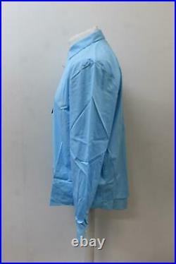 RAPHA Men's Light Blue Long Sleeve Cotton Blend Poplin Shirt XL BNWT RRP120