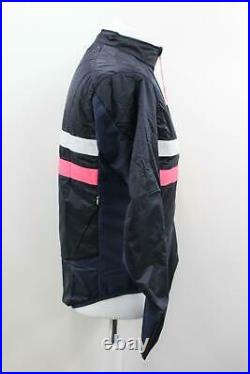 RAPHA Men's Navy Blue Hi-Vis Brevet Insulated Long Sleeve Cycling Jacket L BNWT