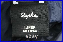 RAPHA Men's Navy Blue Hi-Vis Brevet Insulated Long Sleeve Cycling Jacket L BNWT