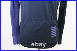 RAPHA Men's Navy Blue Pro Team Long Sleeve Colourburn Thermal Jersey M BNWT