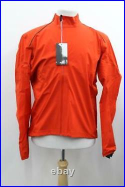 RAPHA Men's Orange Long Sleeves Hardshell Zip-Up Cycling Jacket XXL BNWT