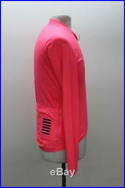 RAPHA Men's Pro Team High-Vis Pink Long Sleeve Midweight Cycling Jersey M NEW