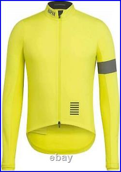 RAPHA Men's Pro Team Training Long Sleeve Cycling Jacket Yellow L NEW RRP130