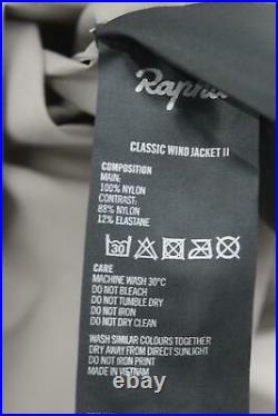 RAPHA Men's Stone Grey Long Sleeve Classic Wind Cycling Jacket II XL BNWT