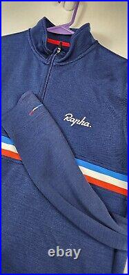 RAPHA Mens Long Sleeve Country Cycling Jersey Large Excellent Condition