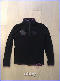 RAPHA PAUL SMITH Cycling Long Sleeve Jersey Men's 100% Merino Wool Black Pink S