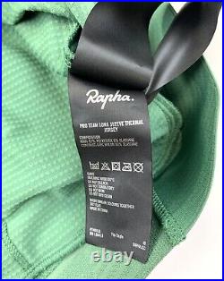 RAPHA Pro Team Long Sleeve Thermal Jersey Men's Small Green NWT