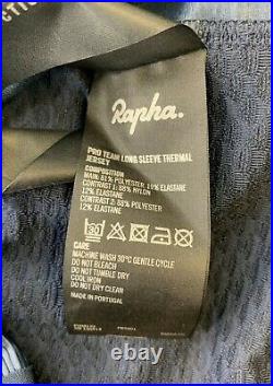 RAPHA Pro Team Long Sleeve Thermal Jersey Navy Size Small New