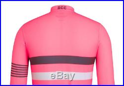 RAPHA RCC PRO TEAM NEW Long Sleeve Midweight Jersey Men S Small Vest Hi-Vis Pink
