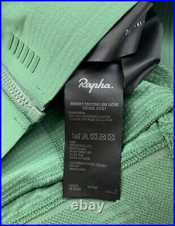 RAPHA Women's Pro Team Long Sleeve Thermal Jersey Size XS Green NWT