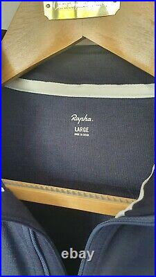 RARE Rapha MARCO PANTANI Classic Long Sleeve Jersey Grey/Blue Sportswool Size L