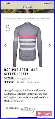 RCC Pro Team Long Sleeve Jersey LARGE RRP £120